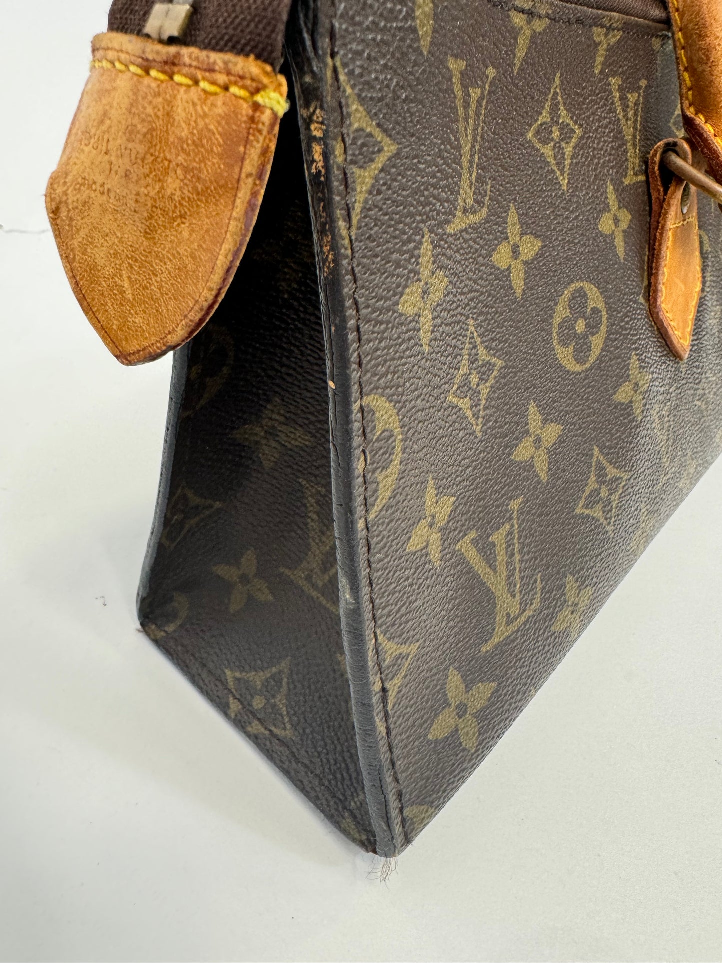 Louis Vuitton Rare Monogram Triangle Sac