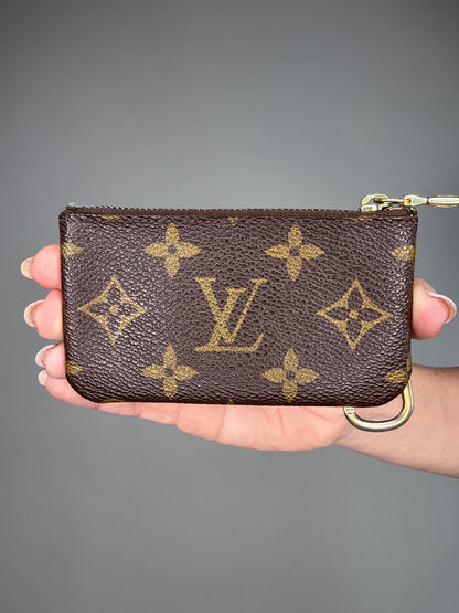Louis Vuitton Monoges Cles Pochette Coin And Key Holder