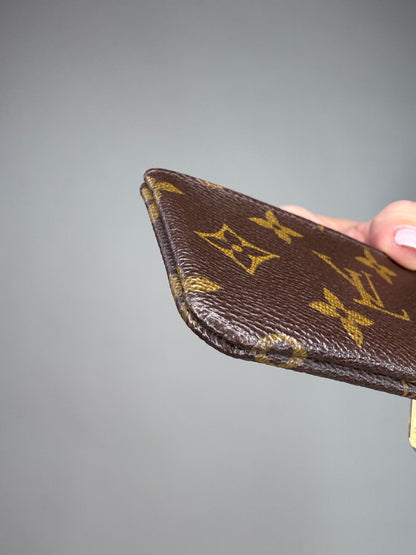 Louis Vuitton Monoges Cles Pochette Coin And Key Holder