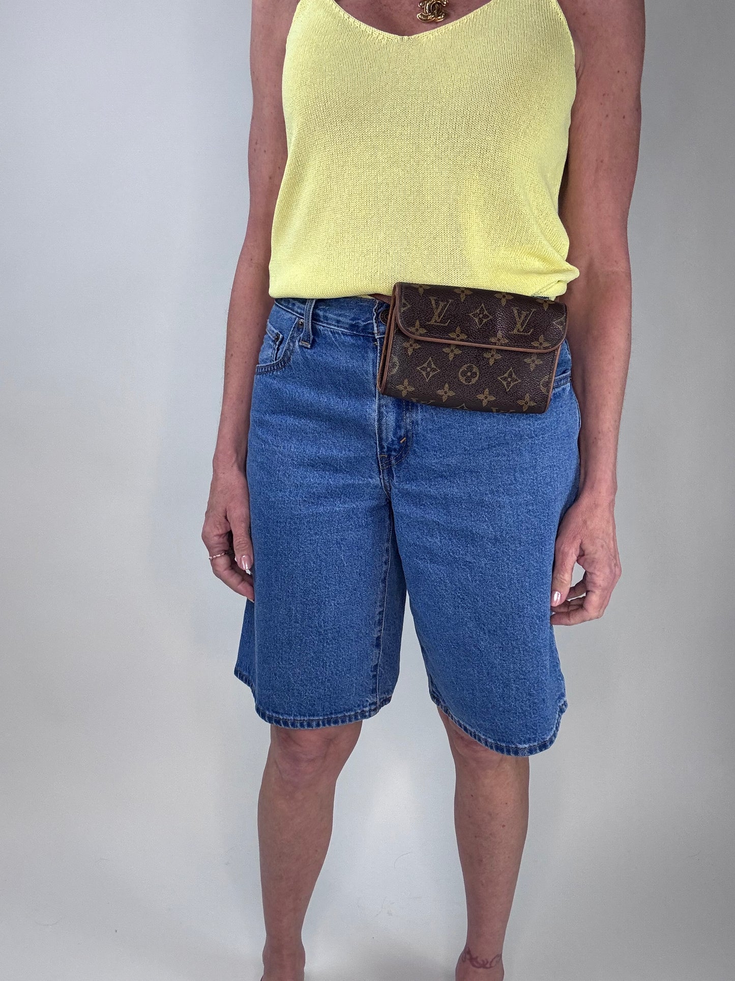Louis Vuitton Vintage  Monogram Florentine Belt Bag