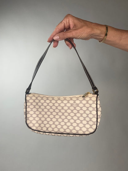 Celine Macadam White Triomphe Pochette