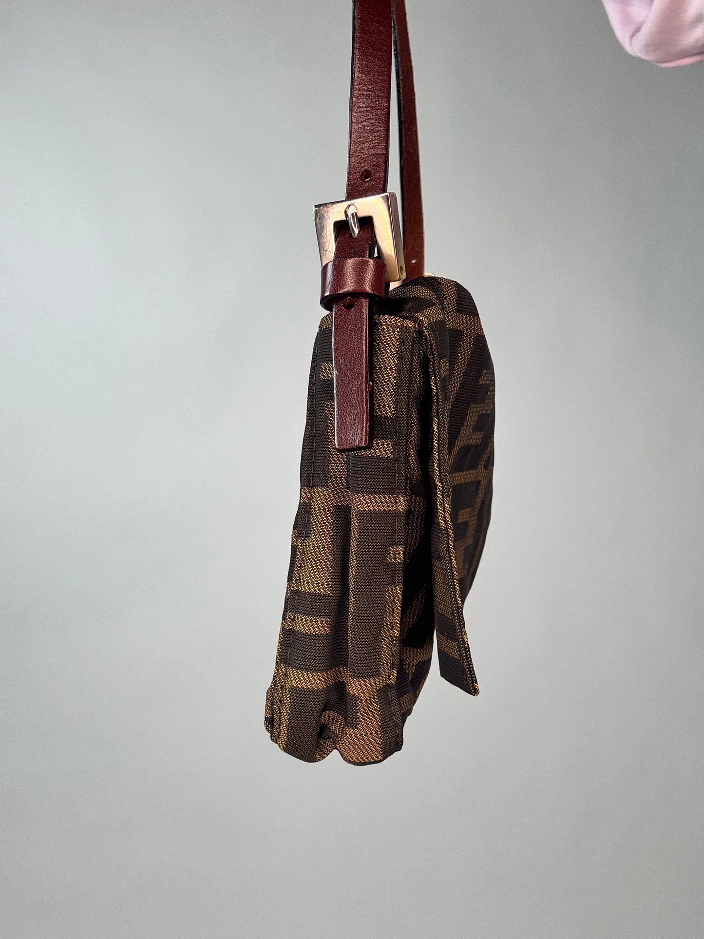 Fendi Vintage Zucca Baguette Shoulder Bag