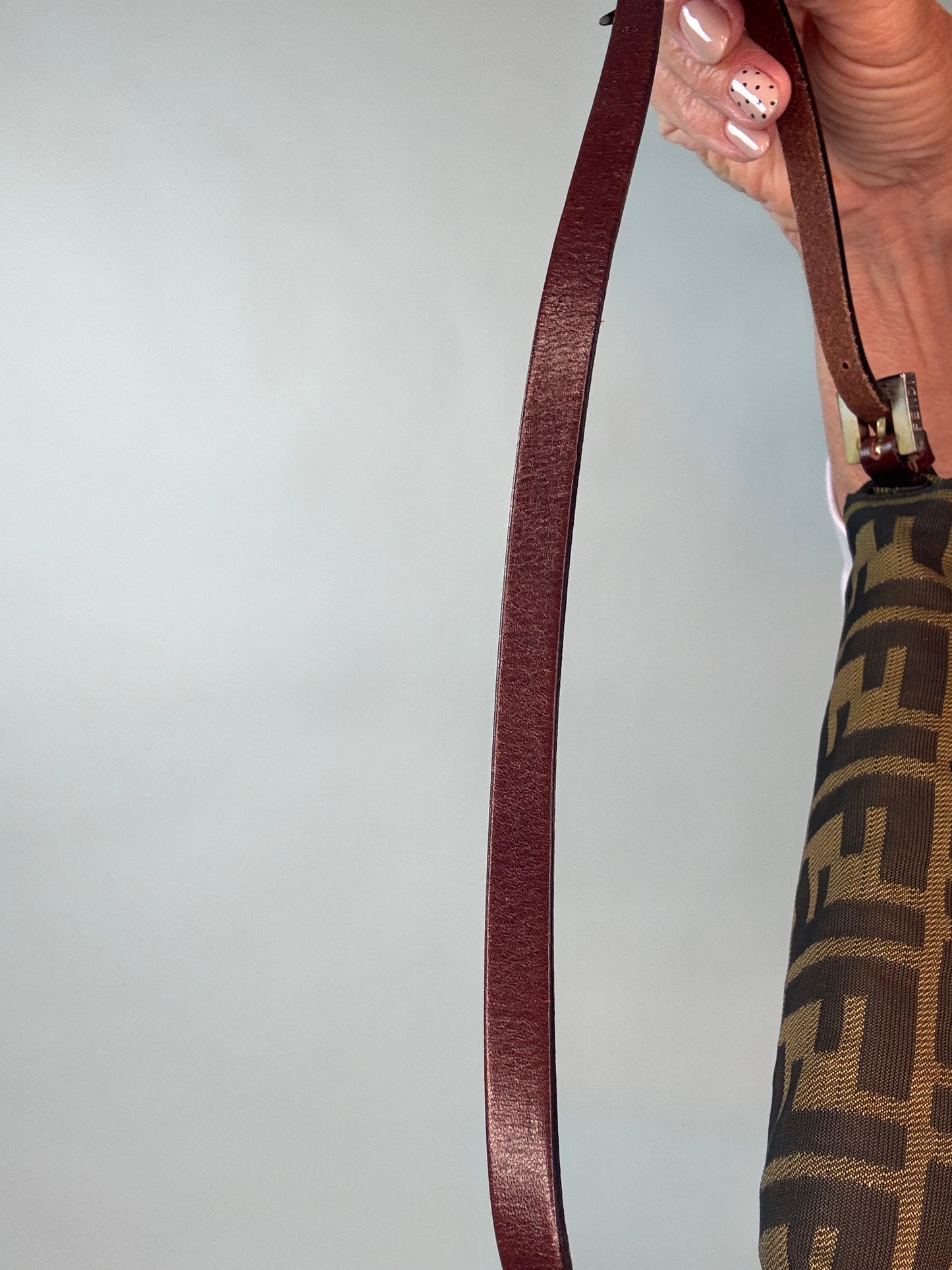 Fendi Vintage Zucca Baguette Shoulder Bag