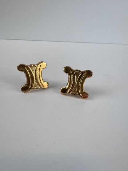 Celine Triomphe Clip On Earrings