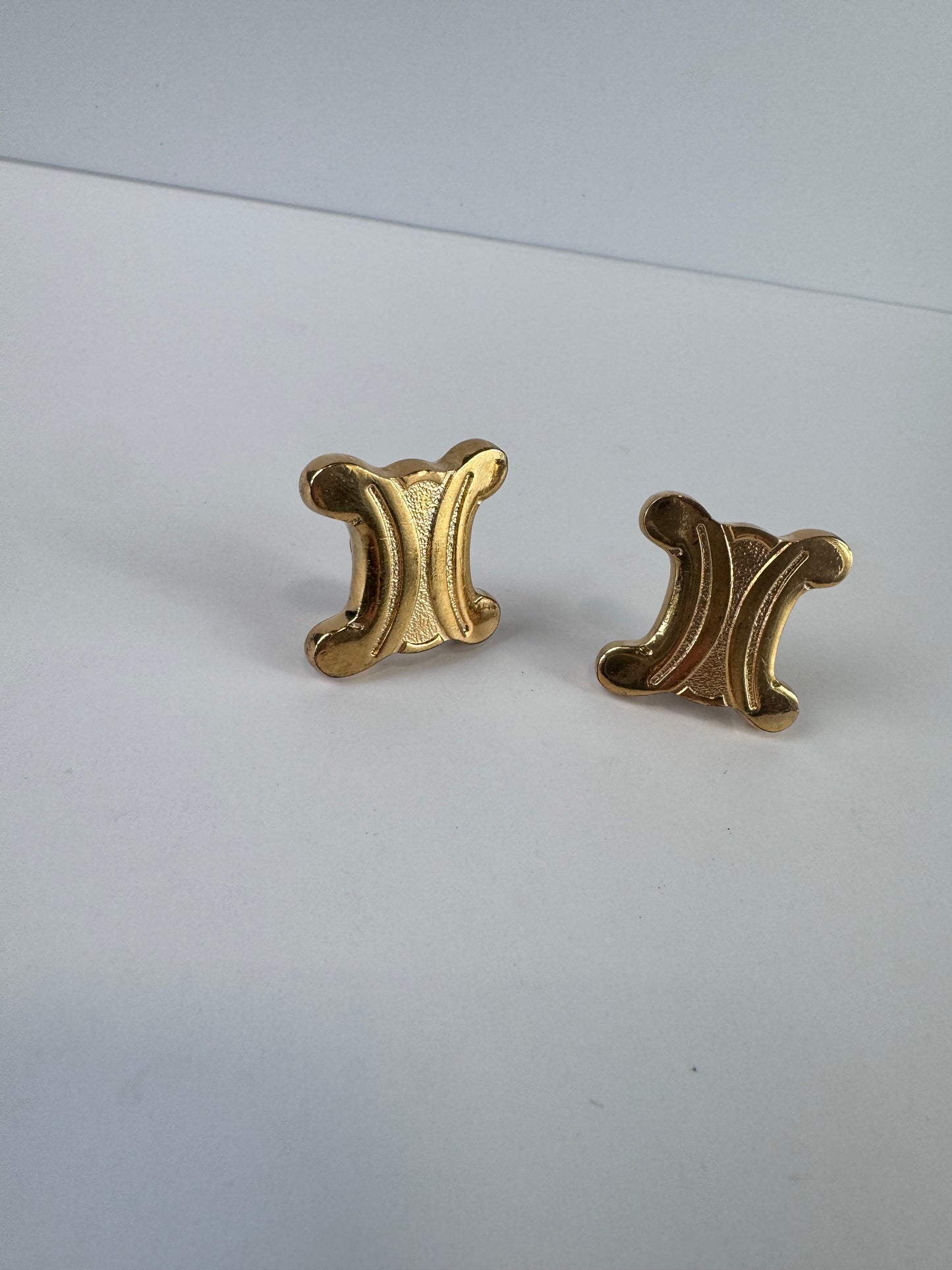Celine Triomphe Clip On Earrings