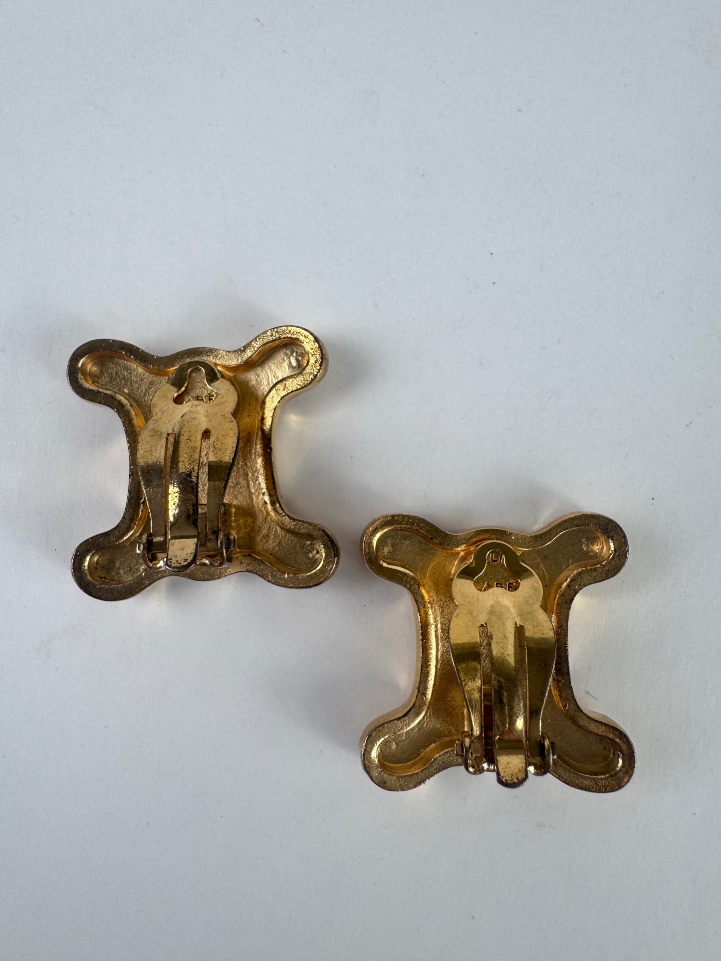 Celine Triomphe Clip On Earrings