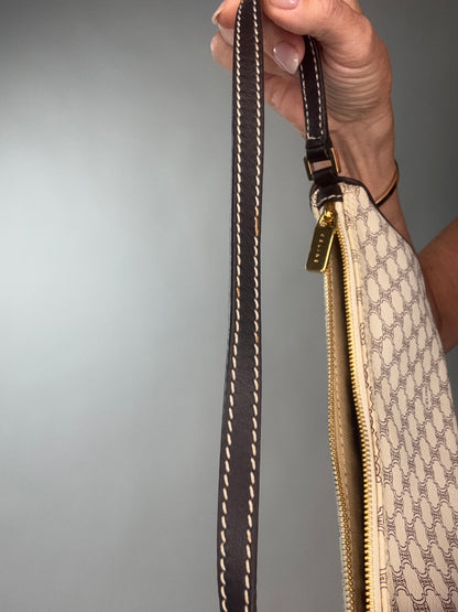 Celine Macadam White Triomphe Pochette