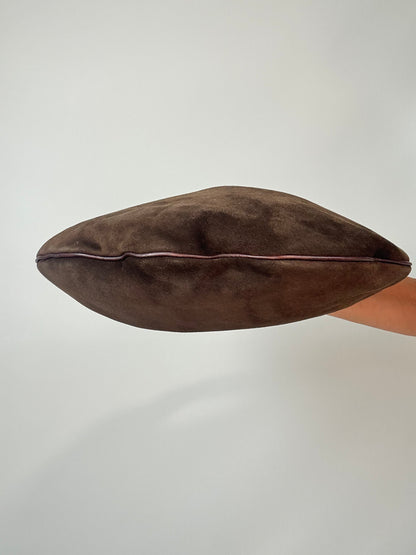 Gucci Horsebit Glam Suede Hobo — Brown