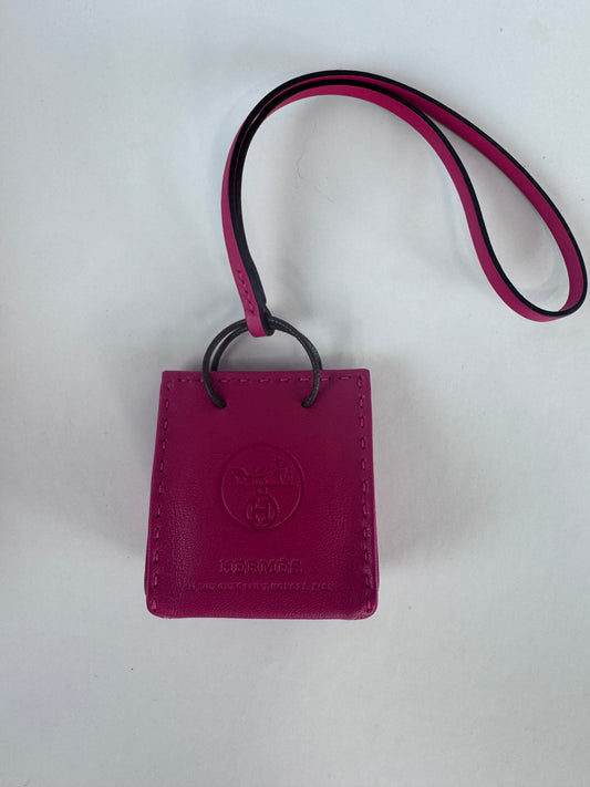 Hermes Milo Lambskin Swift Shopping Bag Charm Mexico