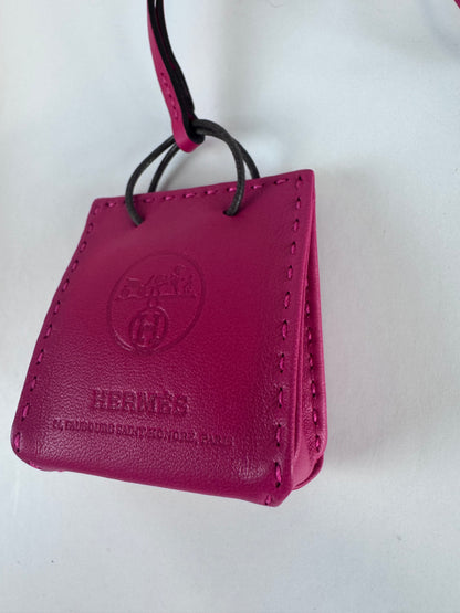 Hermes Milo Lambskin Swift Shopping Bag Charm Mexico