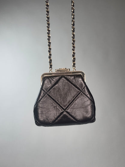 Chanel Kiss Lock Mini Crossbody Bag