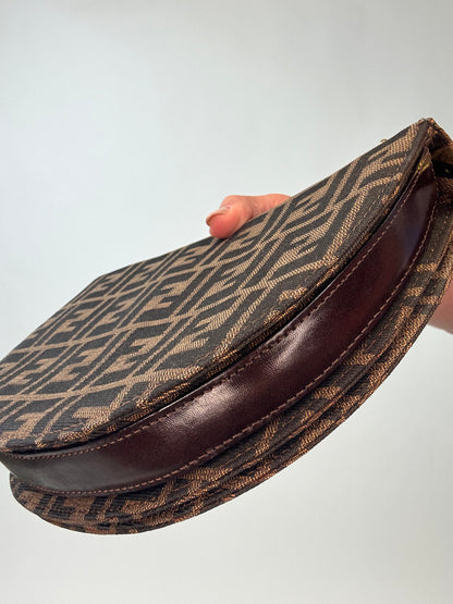 Fendi Rare Zucca Crescent Bag