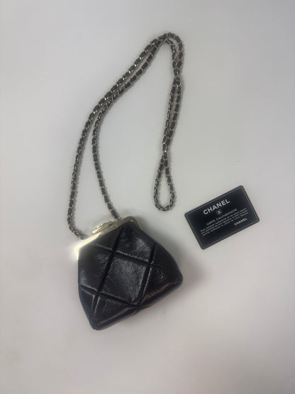 Chanel Kiss Lock Mini Crossbody Bag