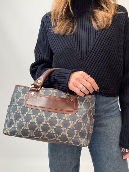 Celine Vintage Denim Boogie Bag