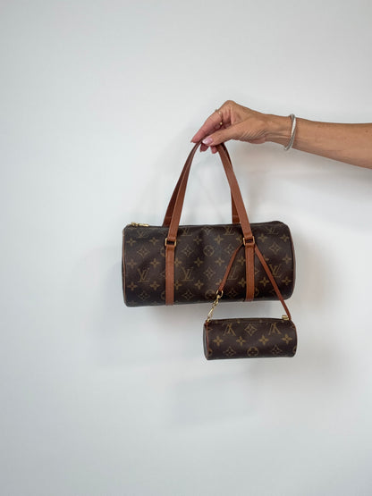 Louis Vuitton Vintage Papillon 30 Monogram Set with Mini Papillon — 1995