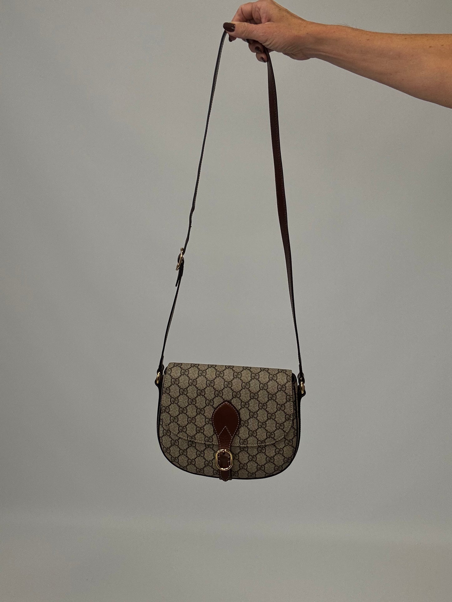 Gucci GG Supreme Saddle Bag