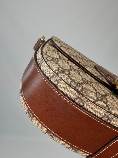 Gucci GG Supreme Saddle Bag
