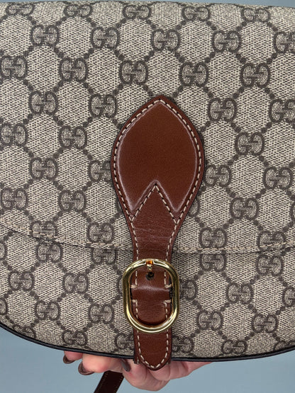 Gucci GG Supreme Saddle Bag