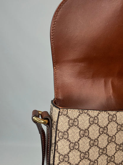 Gucci GG Supreme Saddle Bag