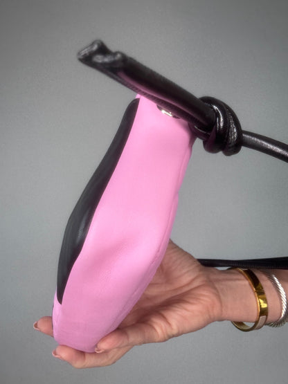 Chanel Cambon Pink Black  Pochette
