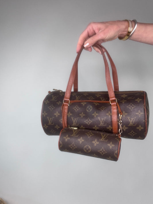 Louis Vuitton Monogram  Papillon 30 With Pouch