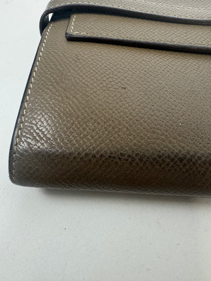 Hermès Long Kelly Wallet Etoupe Veau Epsom