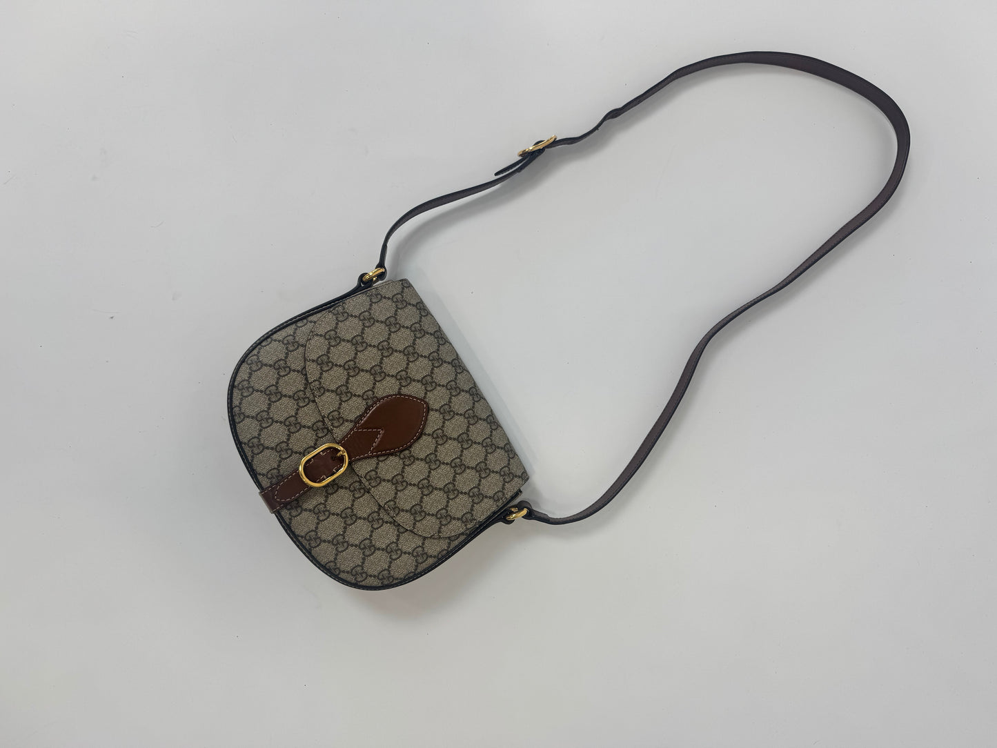 Gucci GG Supreme Saddle Bag