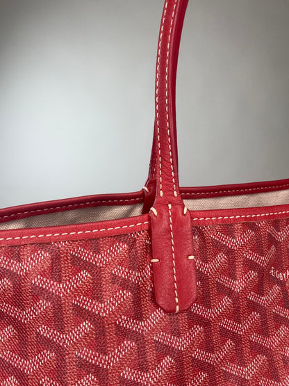 Goyard St Louis PM Red With Pouch
