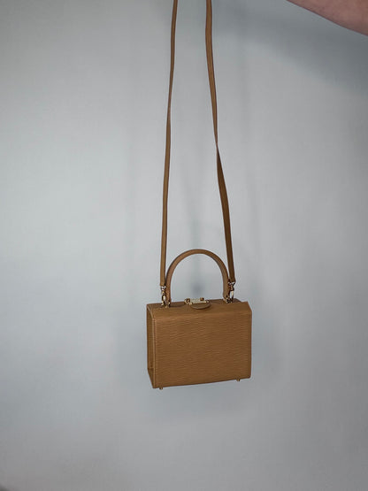 Fendi EpI Leather Yellow  Two Way Vanity Bag