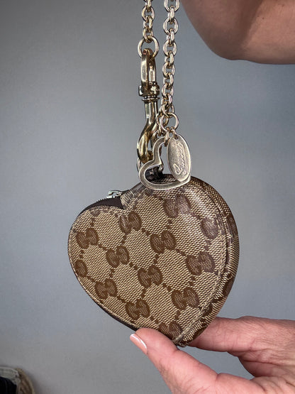 Gucci Monogram Coin Pouch Key Chain