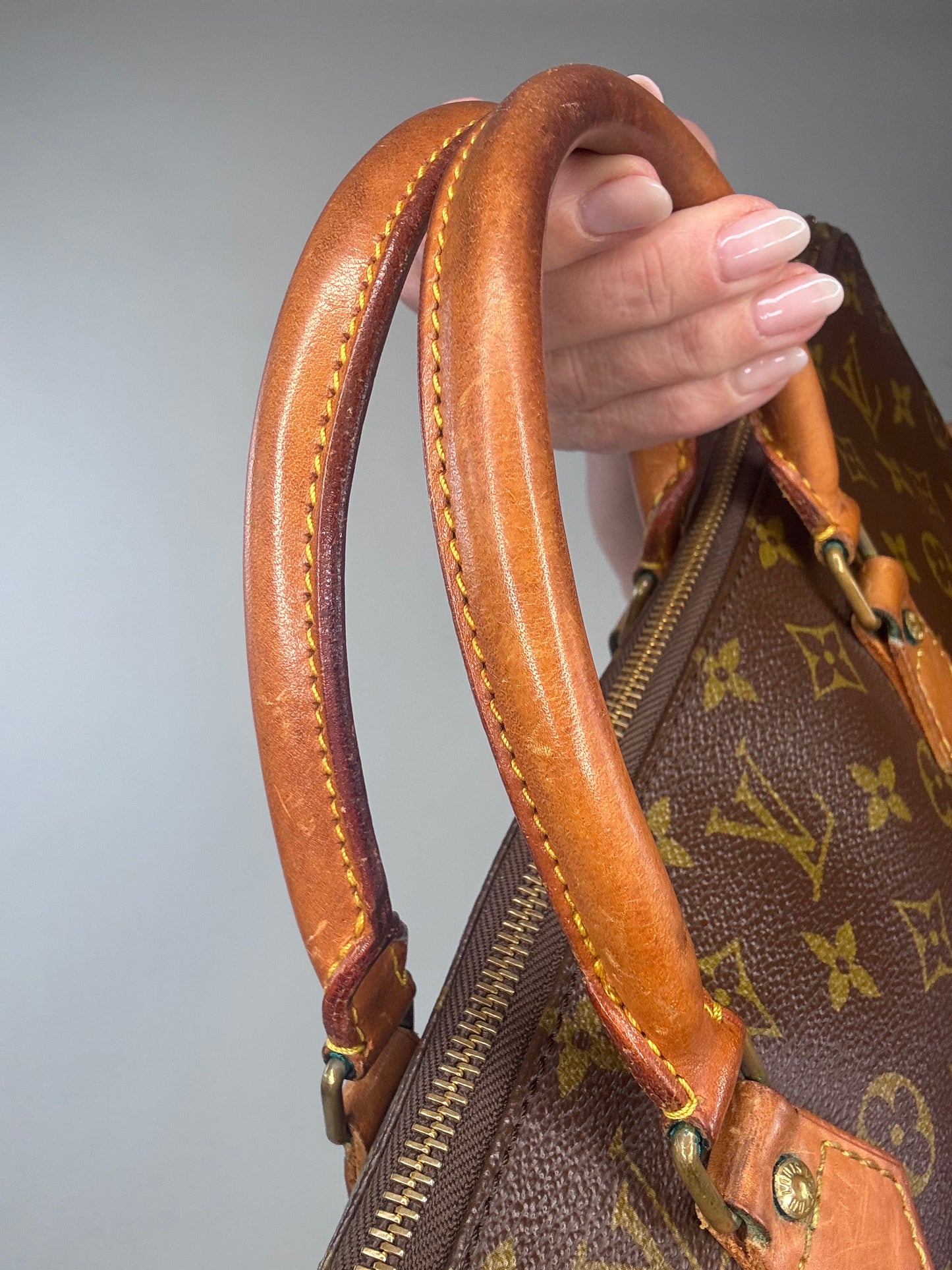 Louis Vuitton  Rare Vintage Monogram Triangle Sac