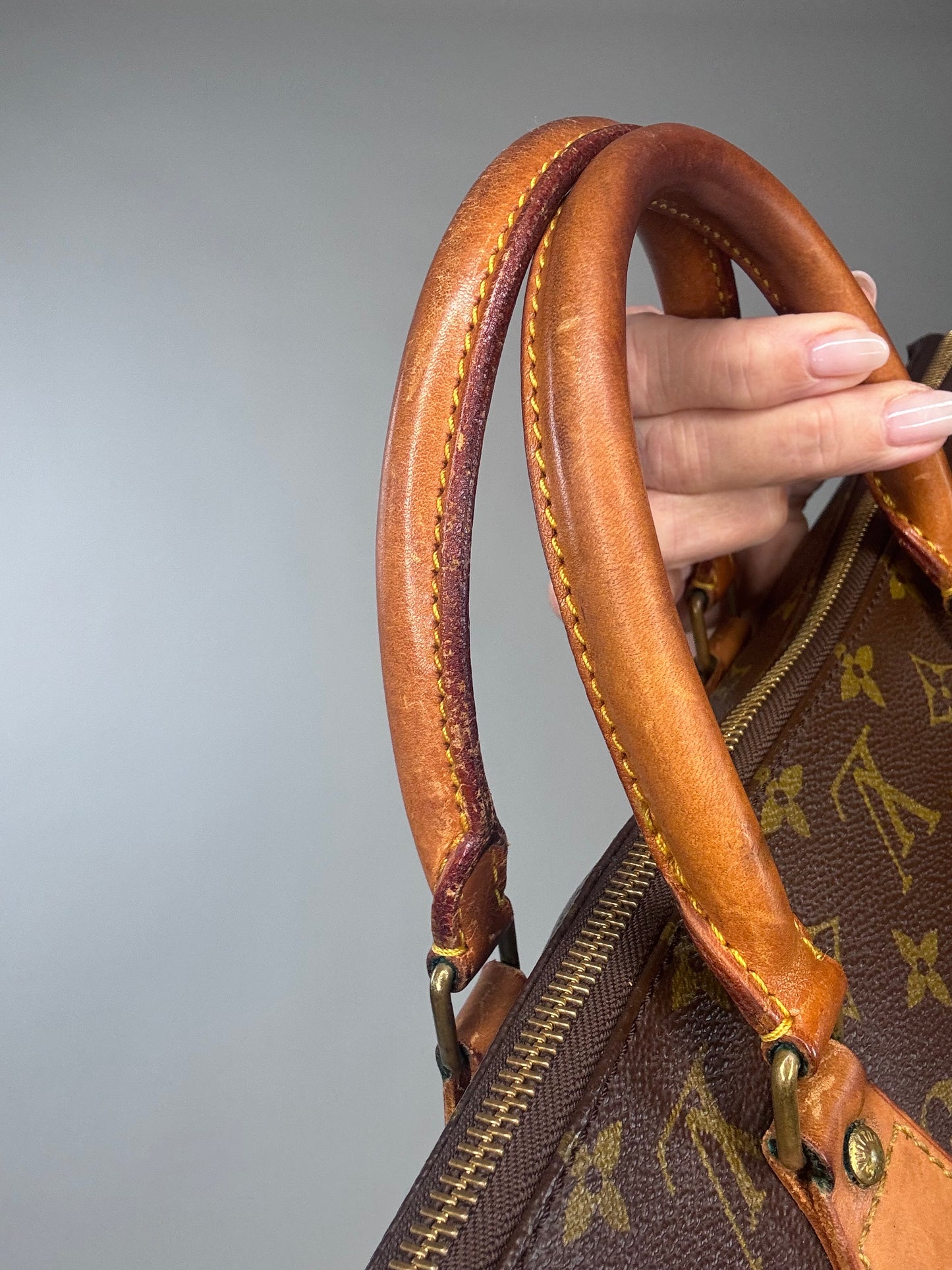 Louis Vuitton  Rare Vintage Monogram Triangle Sac