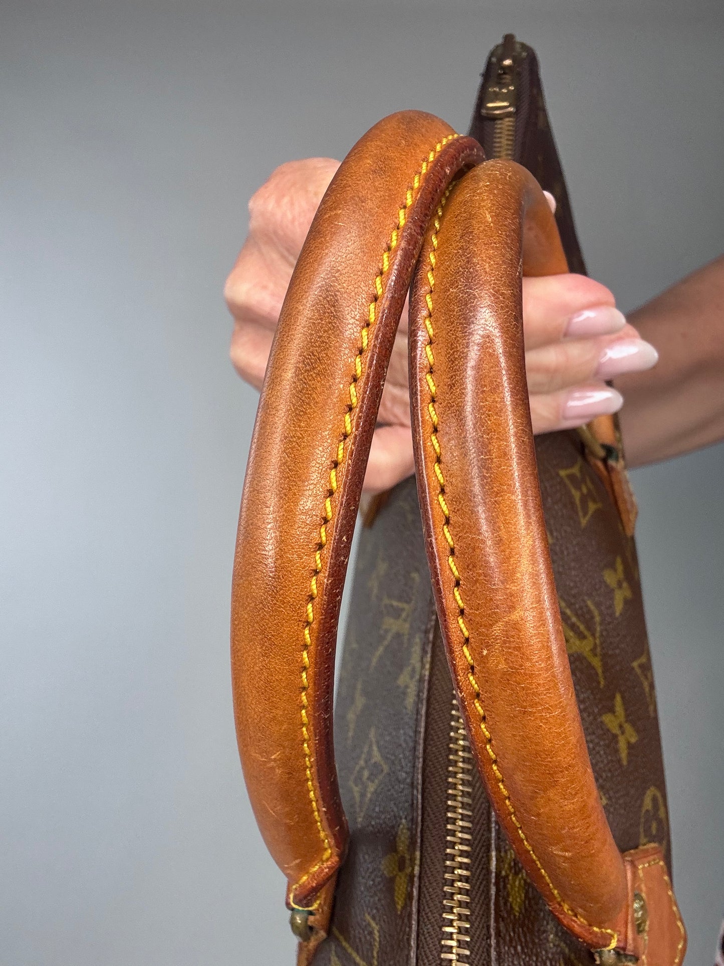 Louis Vuitton  Rare Vintage Monogram Triangle Sac