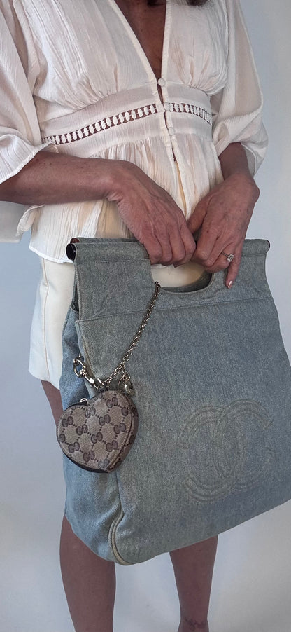 Gucci Monogram Coin Pouch Key Chain