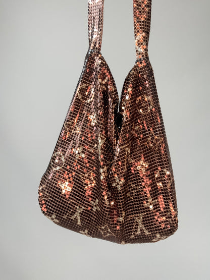 Louis Vuitton Bronze Monogram Mesh Frances Shoulder Bag