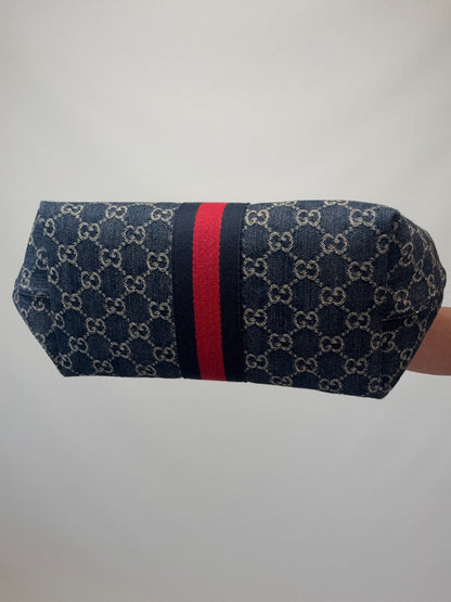 Gucci Giglio Small Tote- Denim