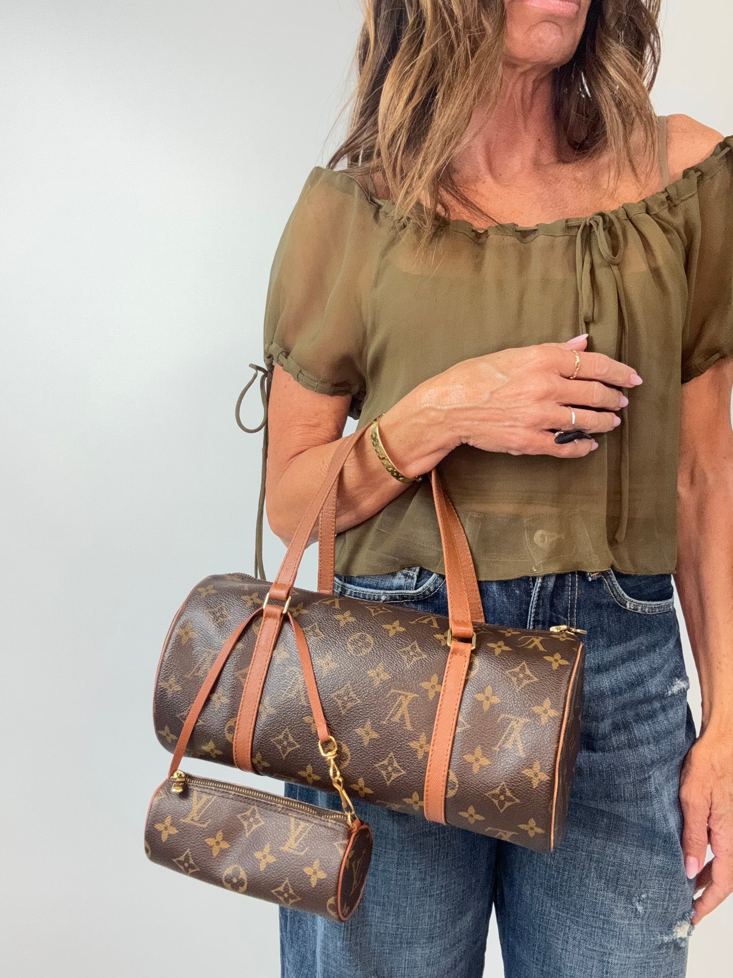 Louis Vuitton Vintage Papillon 30 Monogram Set with Mini Papillon — 1995