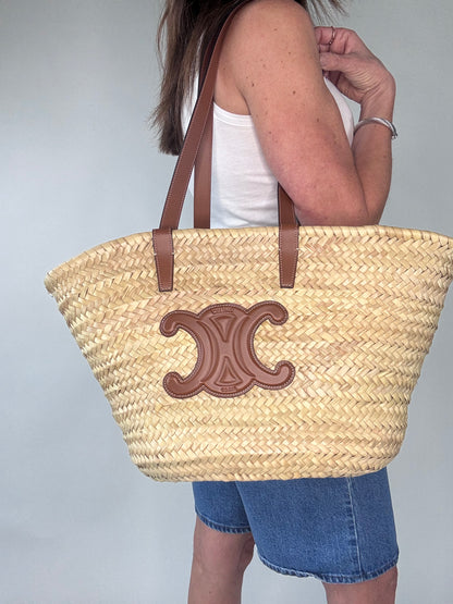 Celine Triomphe Basket Bag
