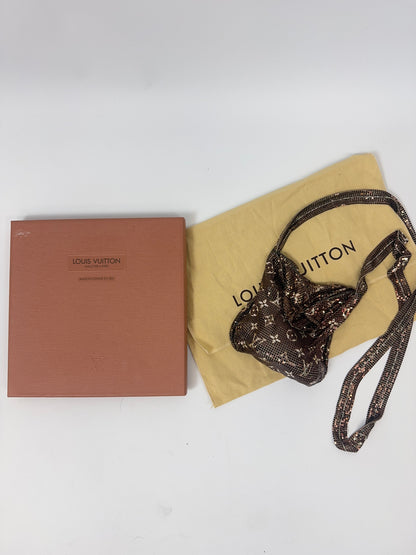 Louis Vuitton Bronze Monogram Mesh Frances Shoulder Bag