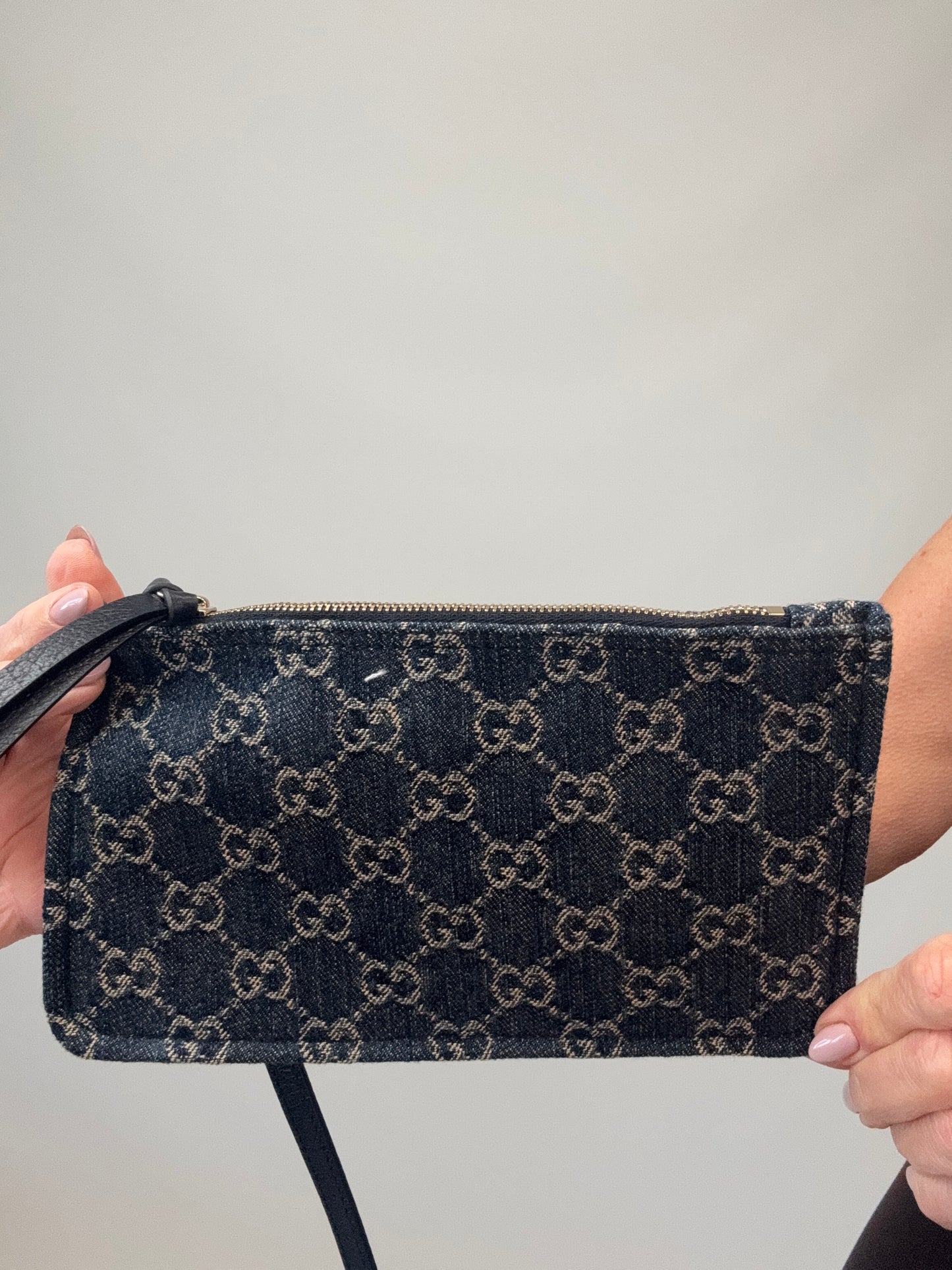 Gucci Giglio Small Tote- Denim