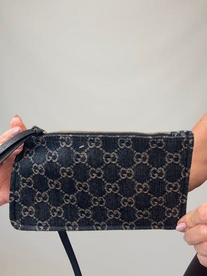 Gucci Giglio Small Tote- Denim