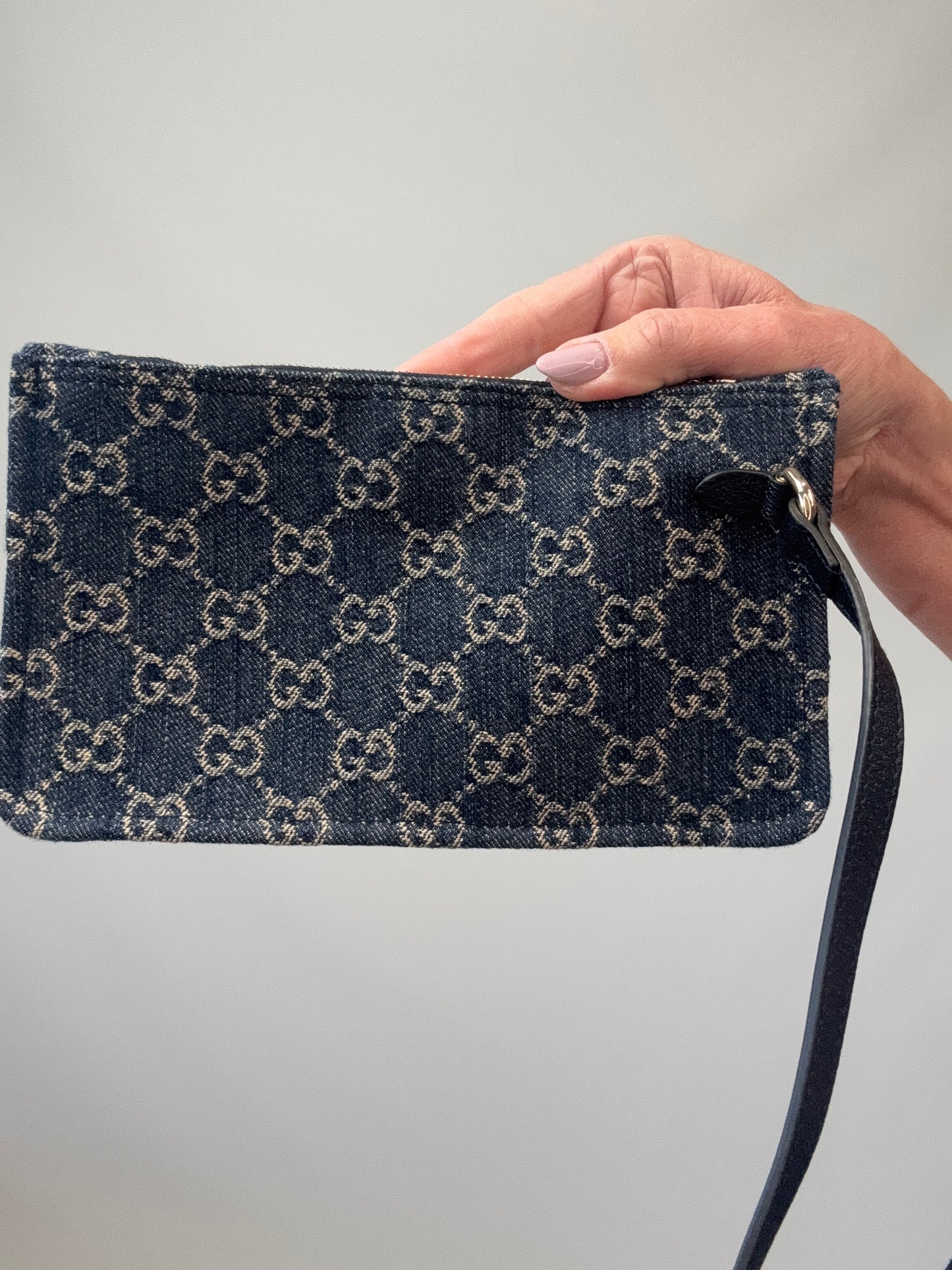 Gucci Giglio Small Tote- Denim