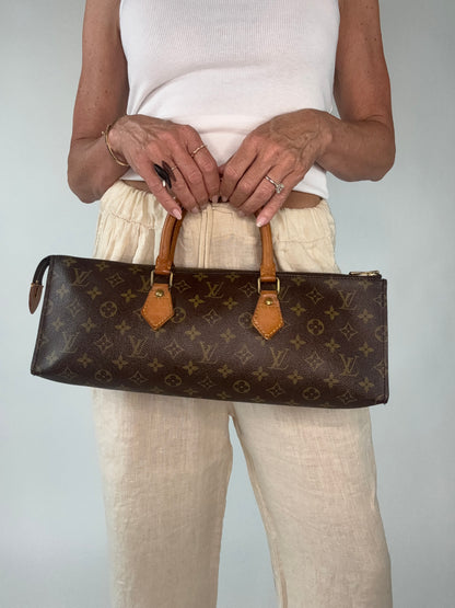 Louis Vuitton  Rare Vintage Monogram Triangle Sac