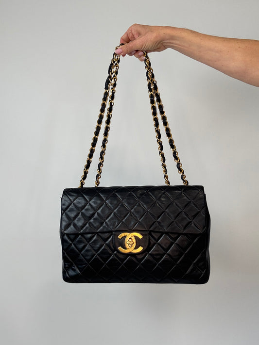 Chanel Vintager Lambskin Jumbo Flap
