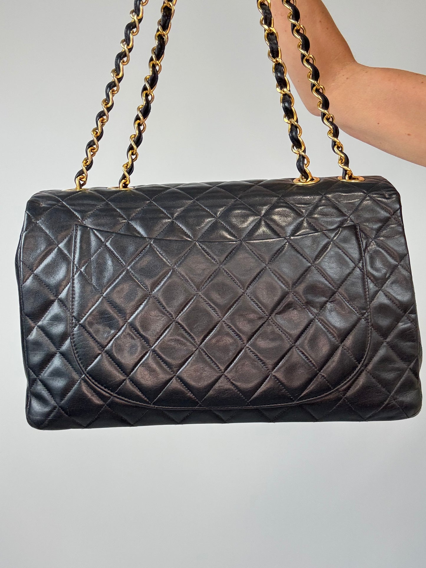 Chanel Vintager Lambskin Jumbo Flap