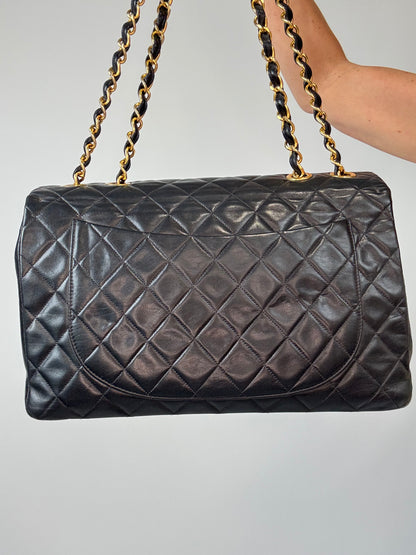 Chanel Vintager Lambskin Jumbo Flap
