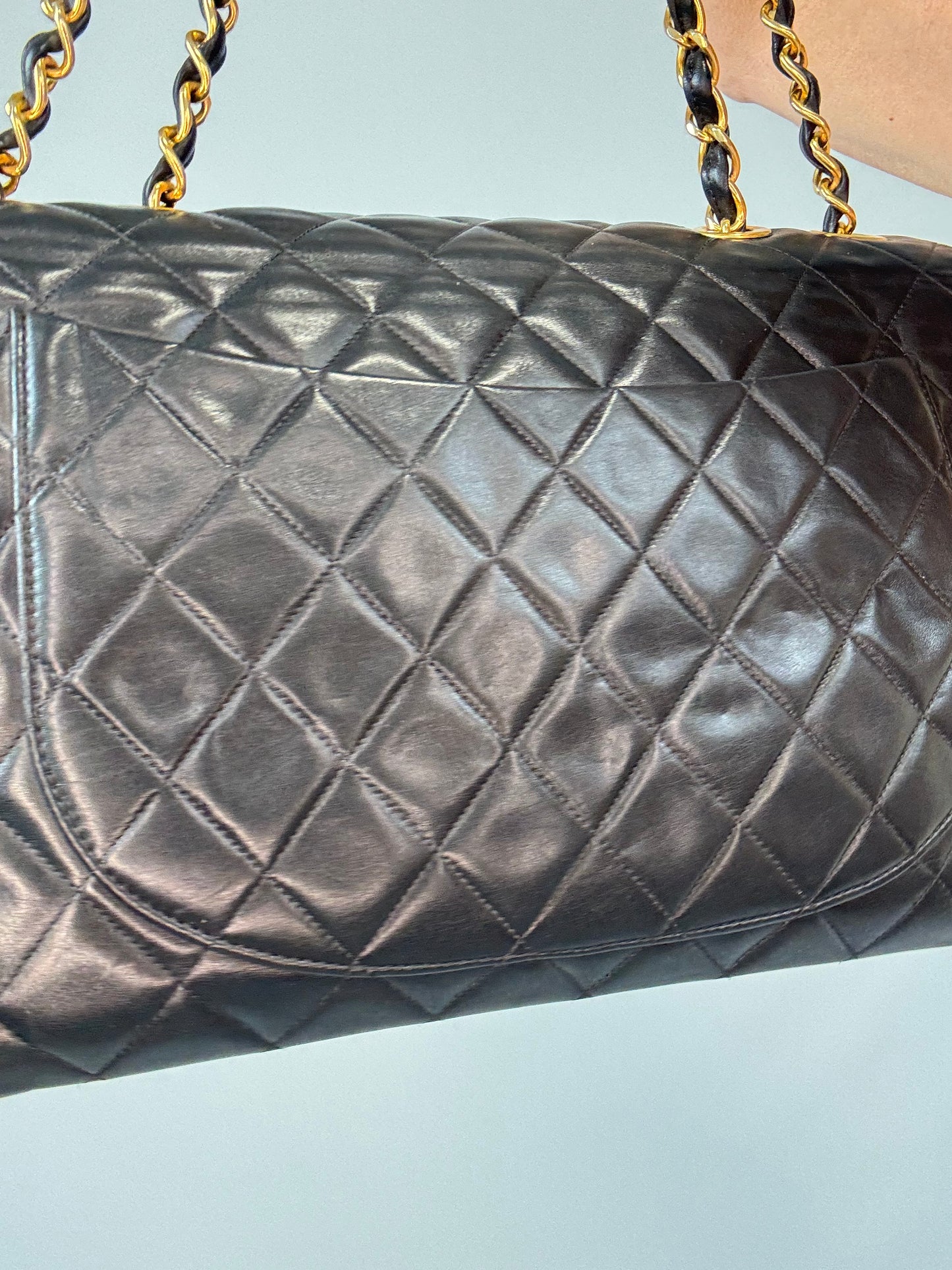 Chanel Vintager Lambskin Jumbo Flap