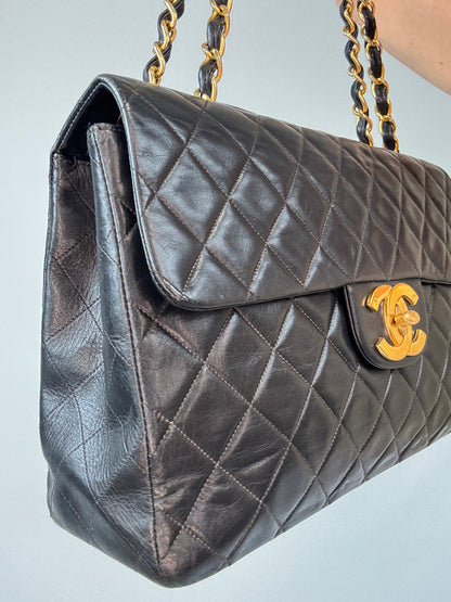 Chanel Vintager Lambskin Jumbo Flap