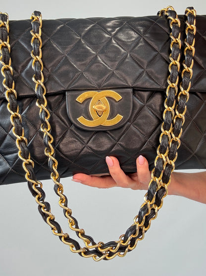 Chanel Vintager Lambskin Jumbo Flap