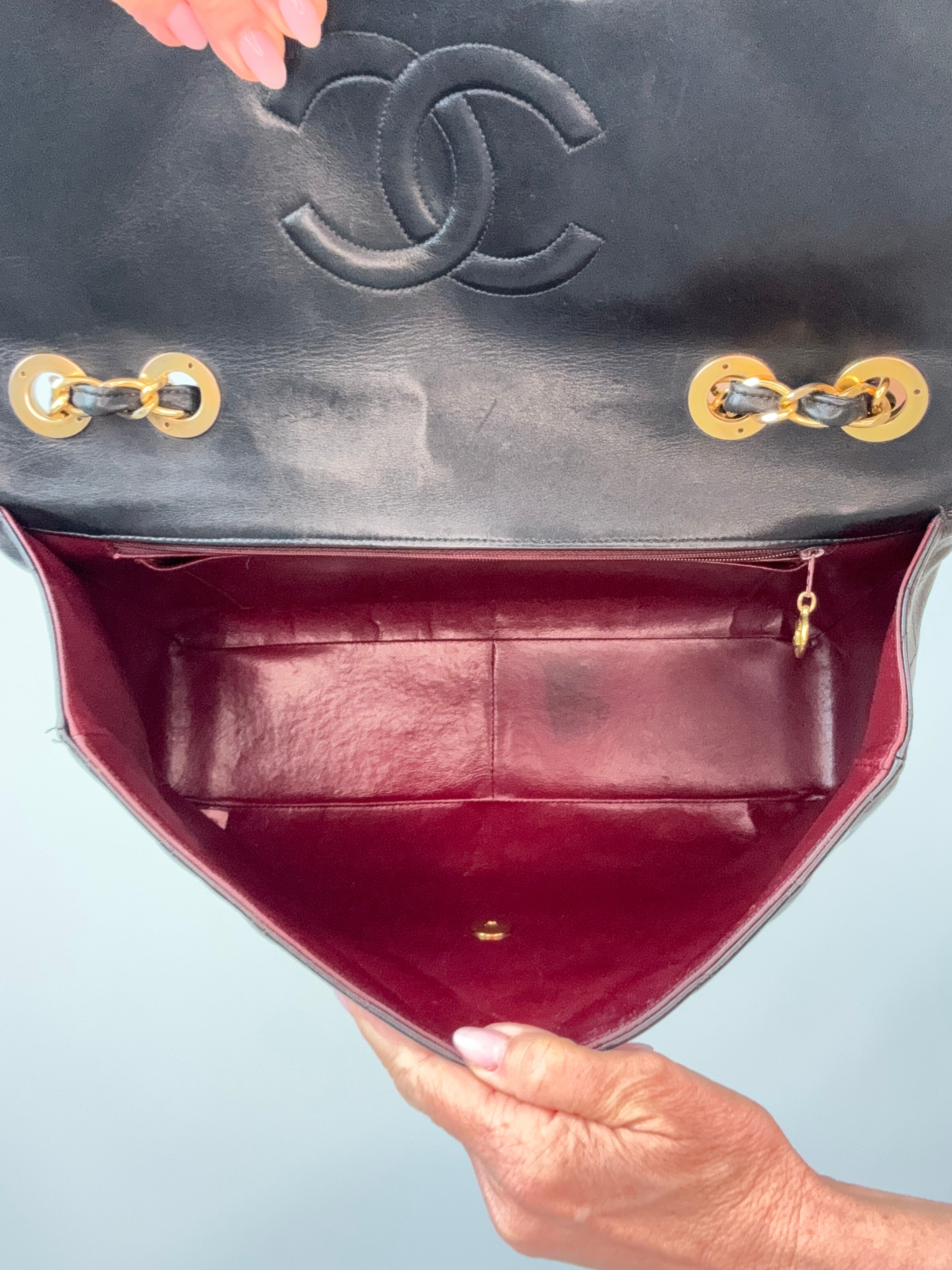 Chanel Vintager Lambskin Jumbo Flap – thestilstyle